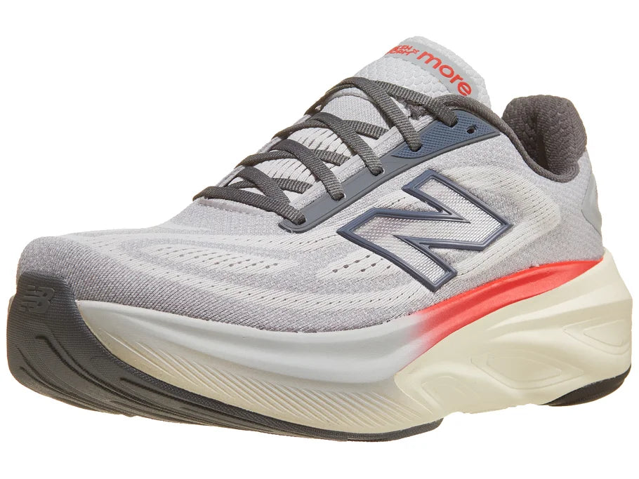 New Balance | Fresh Foam X More v6 | Men's | Grey Matter/True Red/Castlerock