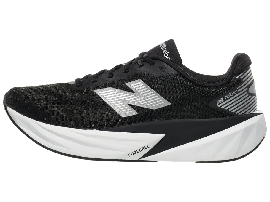 New Balance | FuelCell Rebel v5 | Men's | Black/Silver Metallic/White