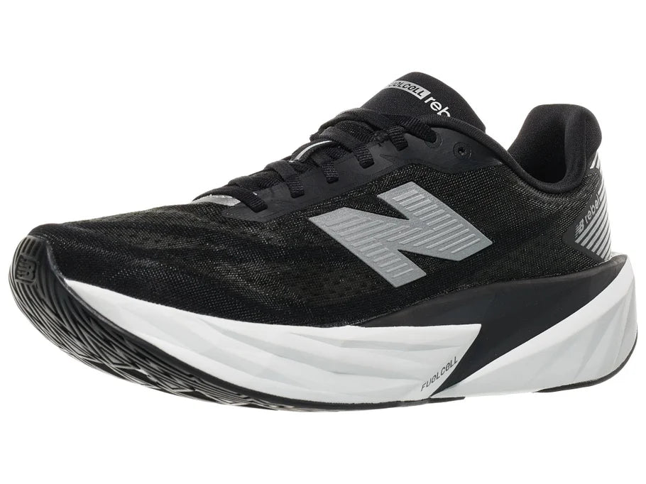 New Balance | FuelCell Rebel v5 | Men's | Black/Silver Metallic/White