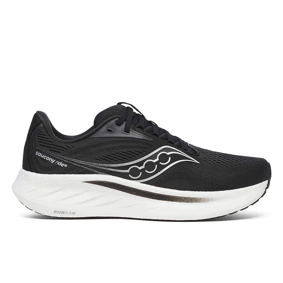 Saucony | Ride 18 | Men's | Black/White