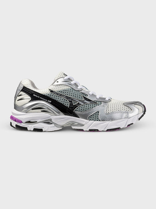Mizuno Wave Rider 10 Sneakers | Snow White/Black