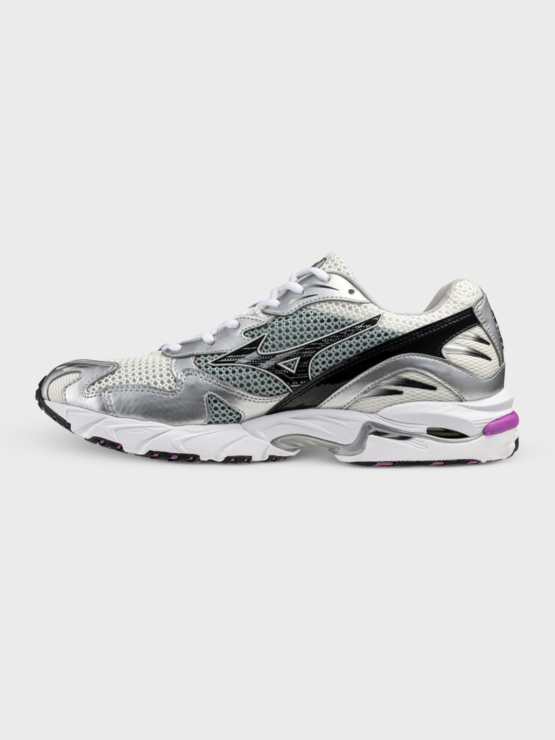 Mizuno Wave Rider 10 Sneakers | Snow White/Black