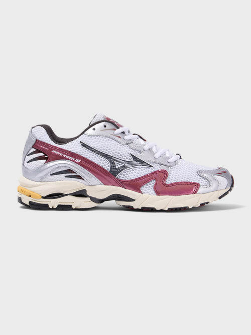 Mizuno Wave Rider 10 Sneakers | White/Syrah