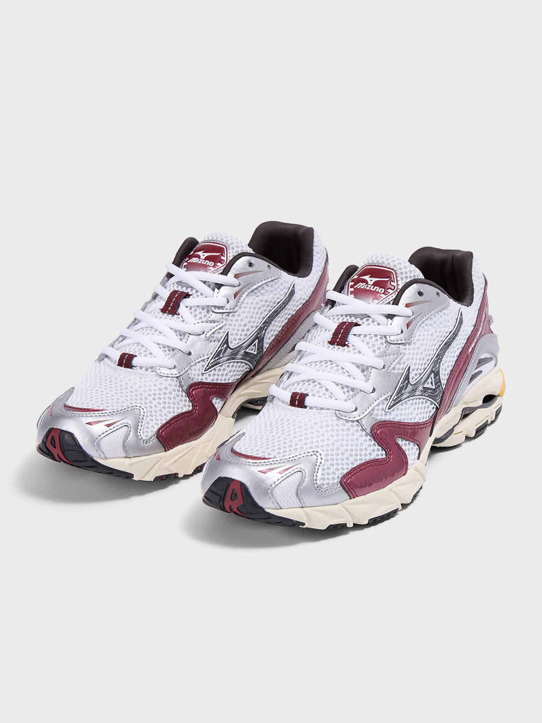 Mizuno Wave Rider 10 Sneakers | White/Syrah