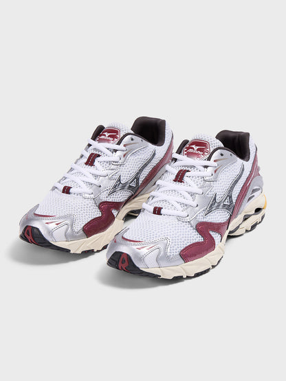 Mizuno Wave Rider 10 Sneakers | White/Syrah