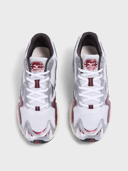 Mizuno Wave Rider 10 Sneakers | White/Syrah