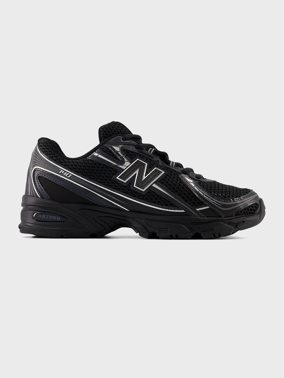 New Balance 740 Sneakers | Black/Silver Metallic