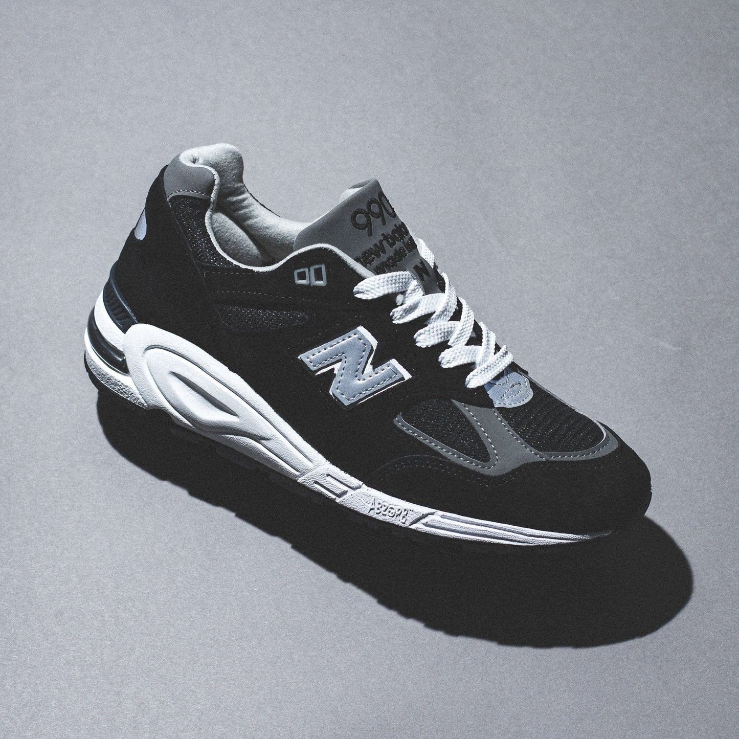 New Balance Men 990v2 Black Made In USA M990BL2