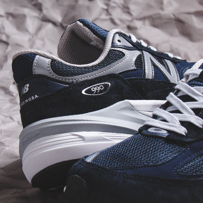 New Balance Men 990v6 Navy Made In USA M990NV6