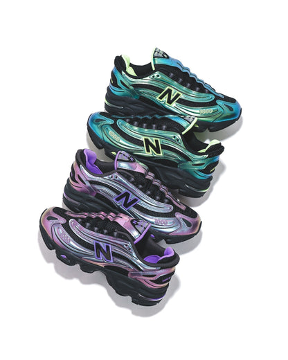 New Balance Unisex 1000 Faded Black Electric Indigo U10004WR