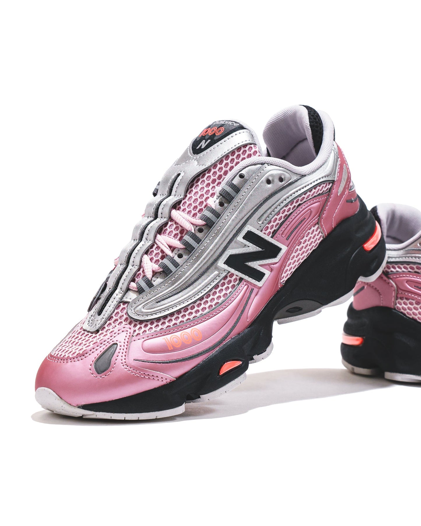 New Balance Unisex 1000 Pink Taffy Silver Metallic M1000U
