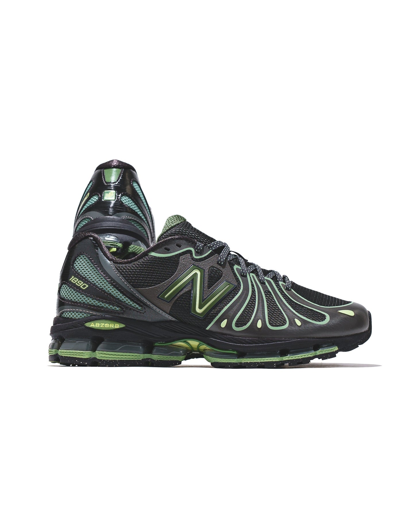 New Balance Unisex 1890 Faded Black Utility Green U189071H