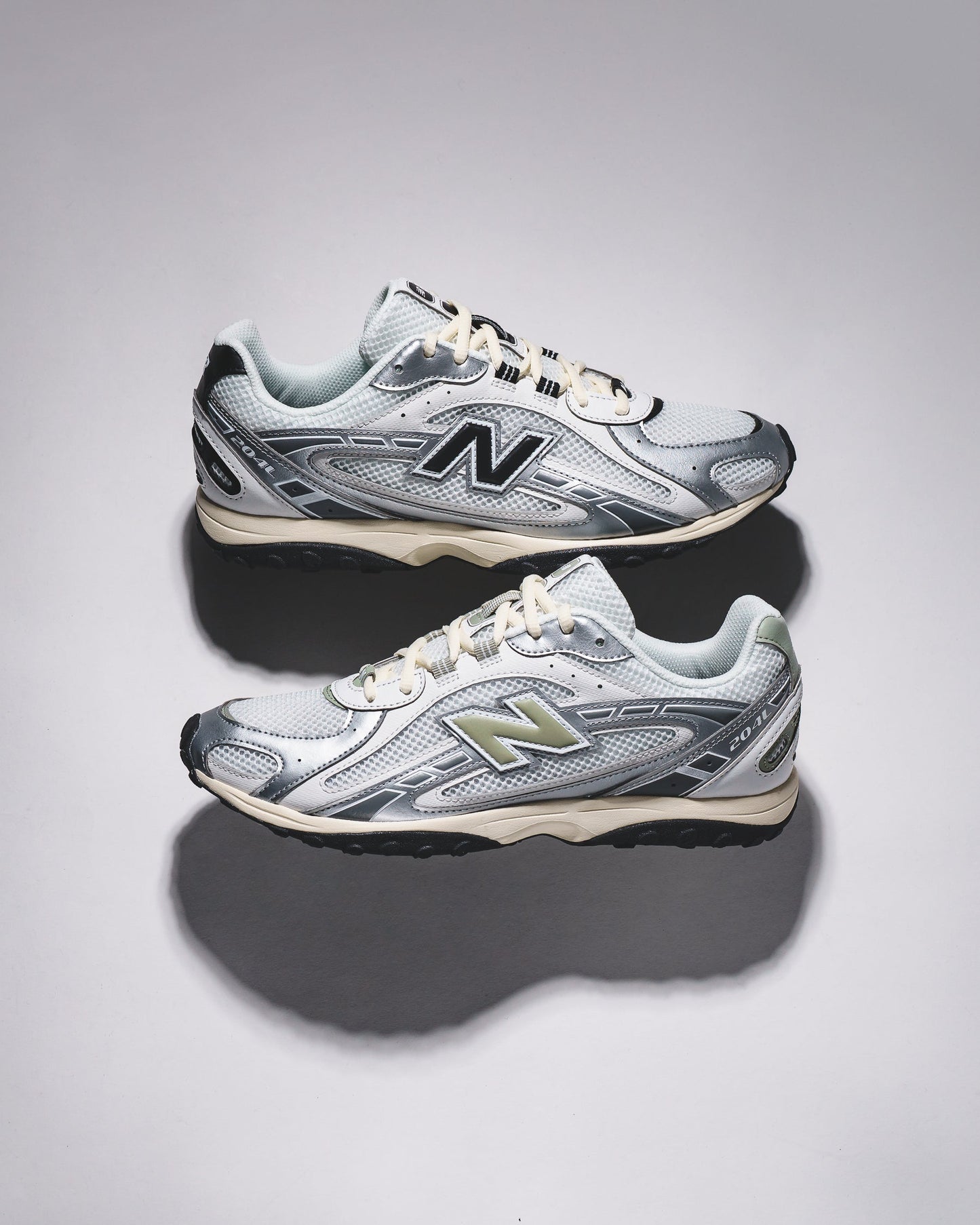 New Balance Unisex 204L Silver Metallic Garter Snake U204LSWB