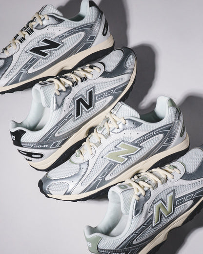 New Balance Unisex 204L Silver Metallic Garter Snake U204LSWB