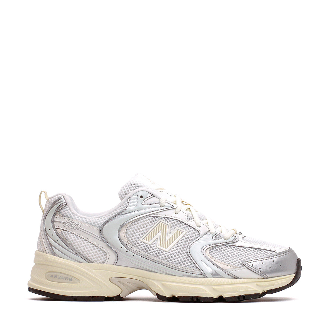 New Balance Unisex 530 Silver Metallic Linen Core U530ESB