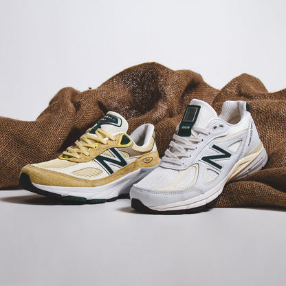 New Balance Unisex 990v4 Calcium Made In USA U990TC4