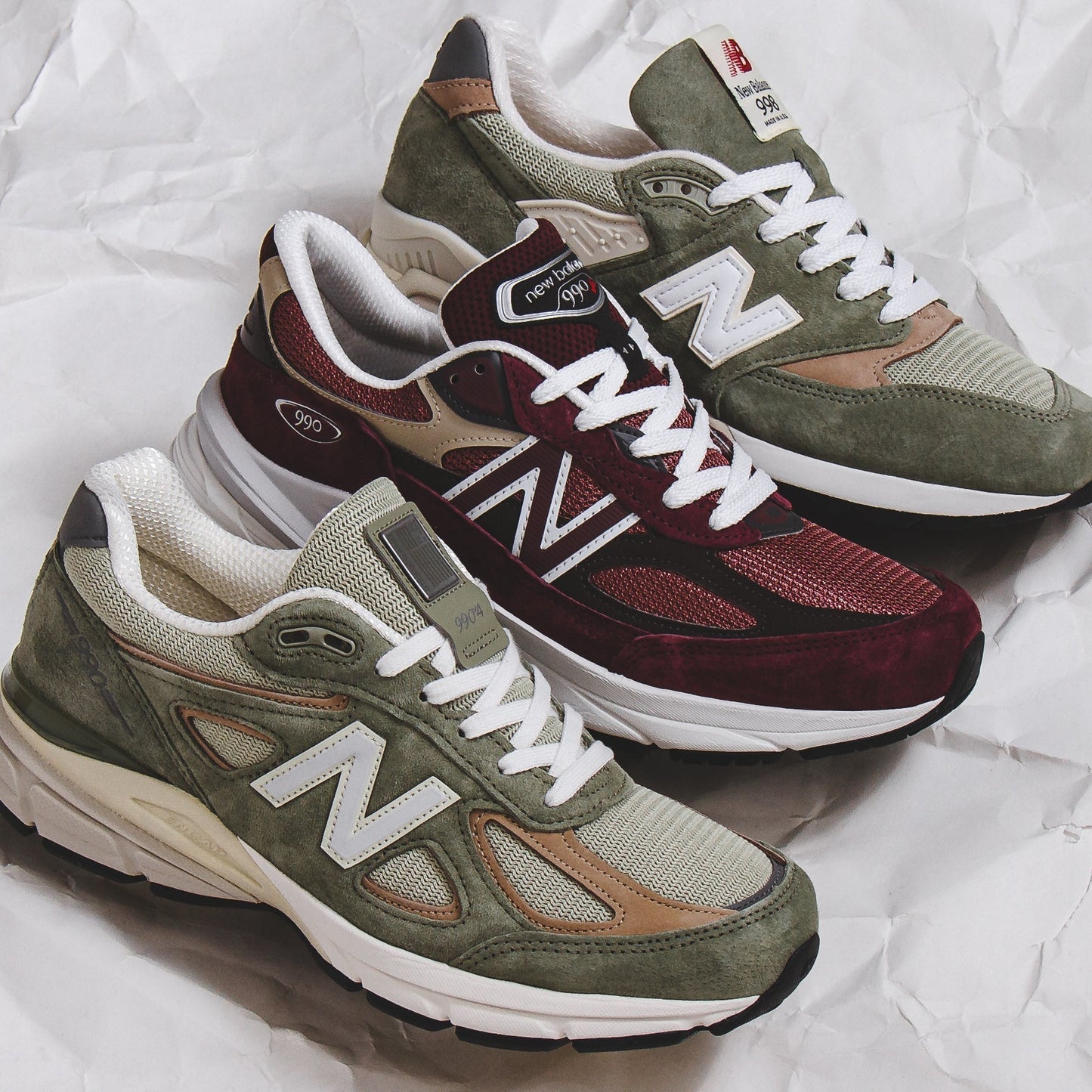 New Balance Unisex 990v6 Burgundy Made In USA U990BT6
