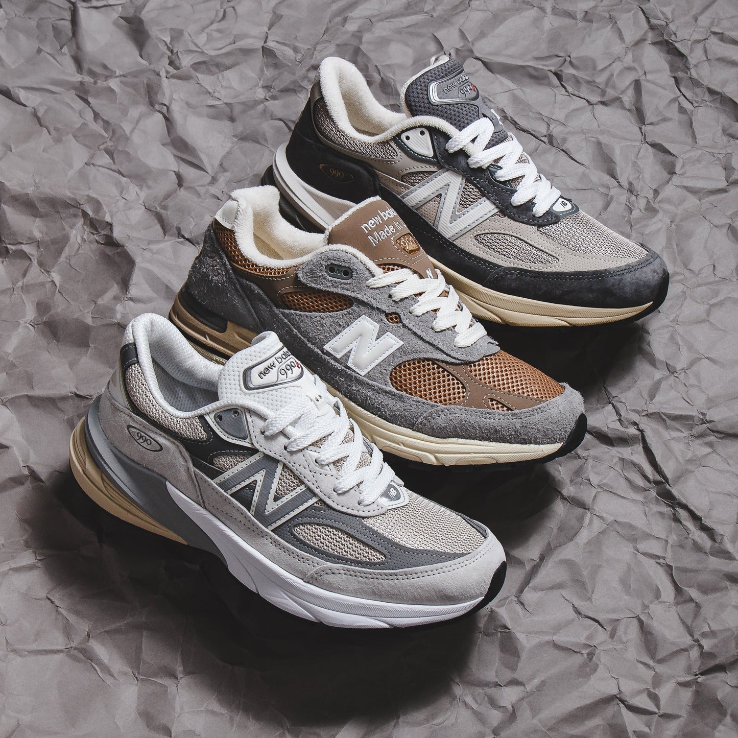 New Balance Unisex 990v6 Castlerock U990GR6