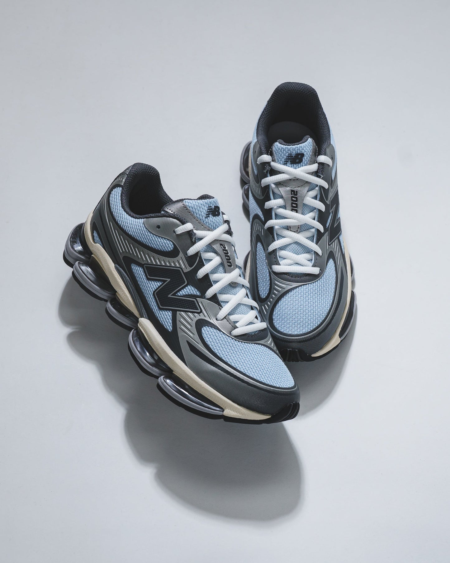 New Balance Unisex Abzorb 2000 Light Chrome Blue Silver Metallic U2000BA