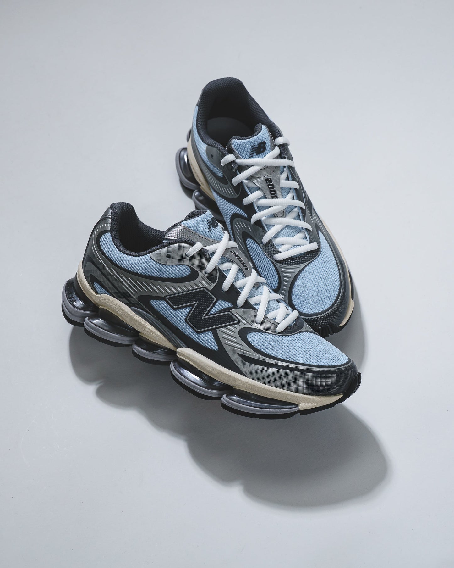 New Balance Unisex Abzorb 2000 Light Chrome Blue Silver Metallic U2000BA