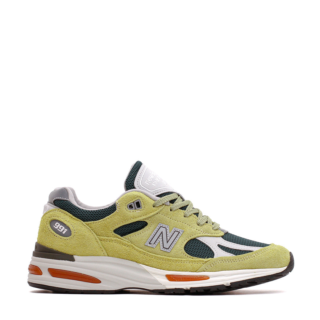 New Balance Unisex Made in UK 991v2 Beechnut Trekking Green U991GT2