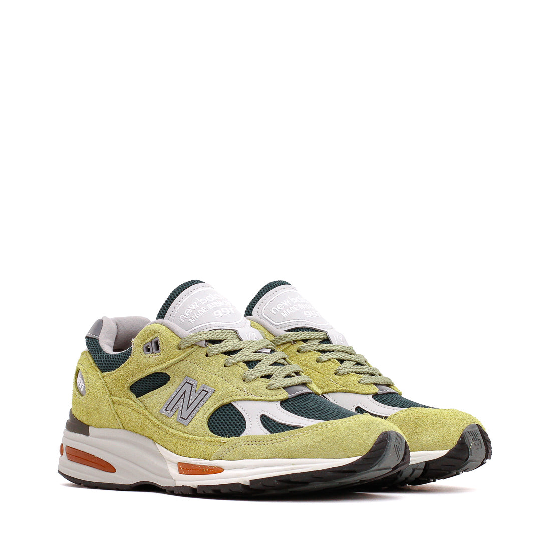 New Balance Unisex Made in UK 991v2 Beechnut Trekking Green U991GT2