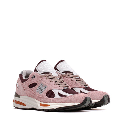 New Balance Unisex Made in UK 991v2 Deauville Mauve Fig U991PR2