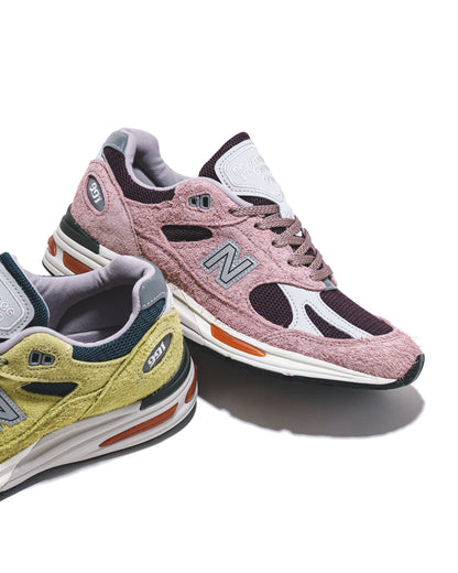 New Balance Unisex Made in UK 991v2 Deauville Mauve Fig U991PR2