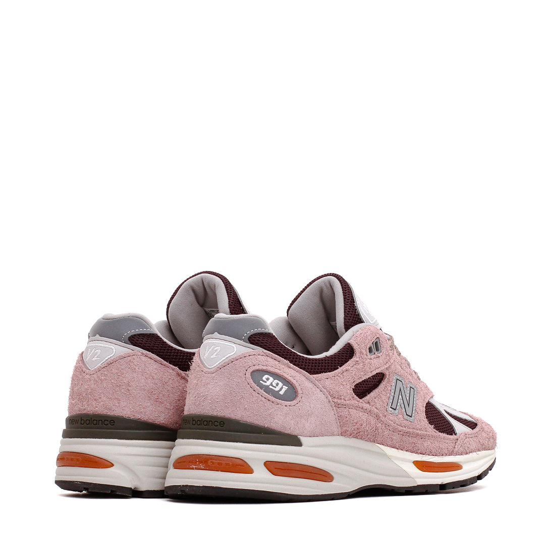 New Balance Unisex Made in UK 991v2 Deauville Mauve Fig U991PR2