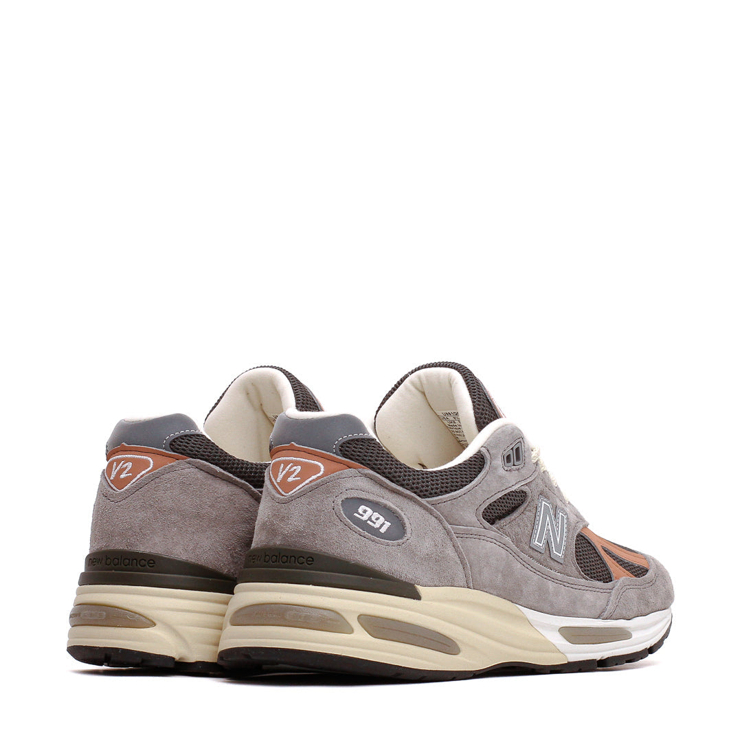 New Balance Unisex Made in UK 991v2 Elephant Skin Cork Core U991GC2