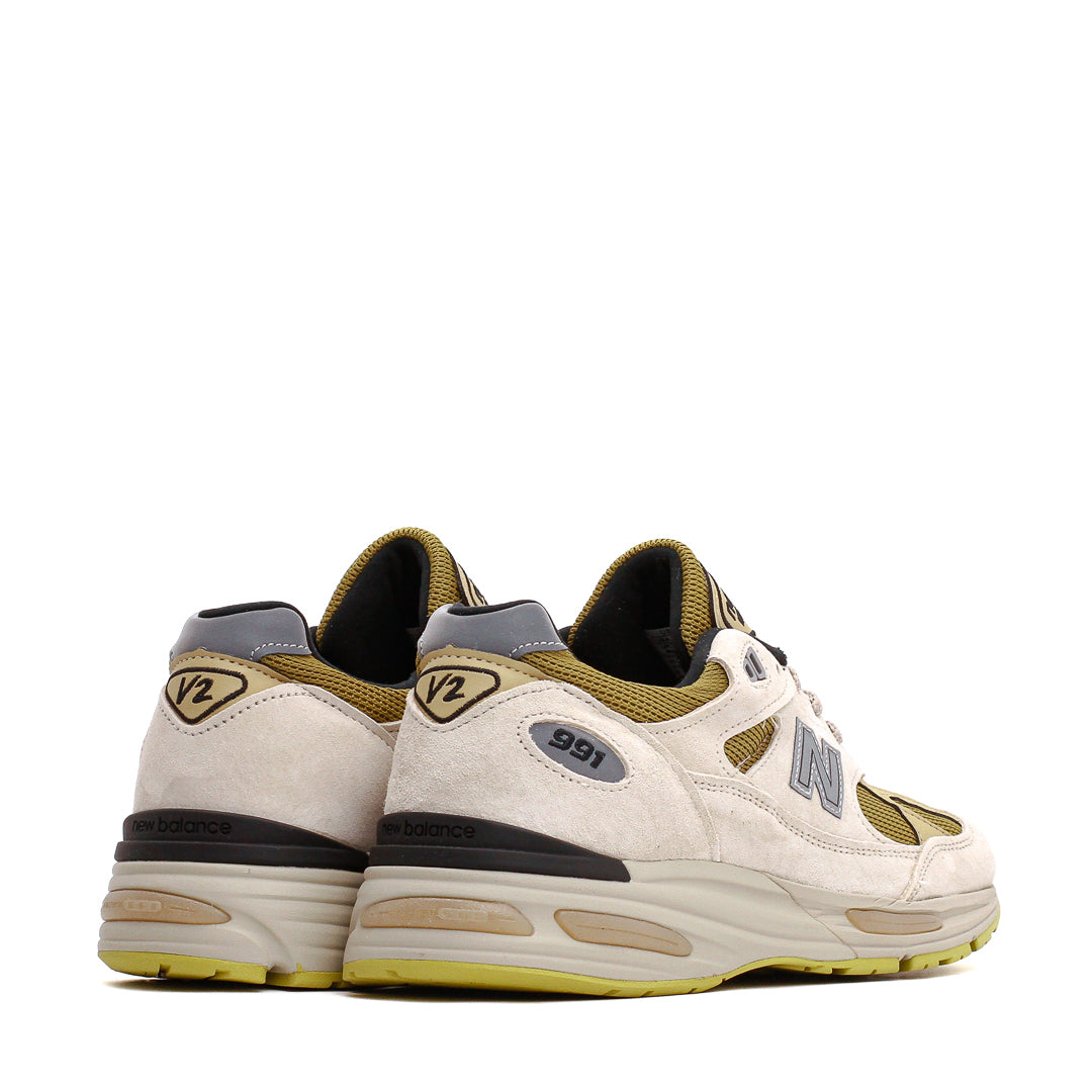 New Balance Unisex Made in UK 991v2 Neo Synthesis Silver Birch U991PW2