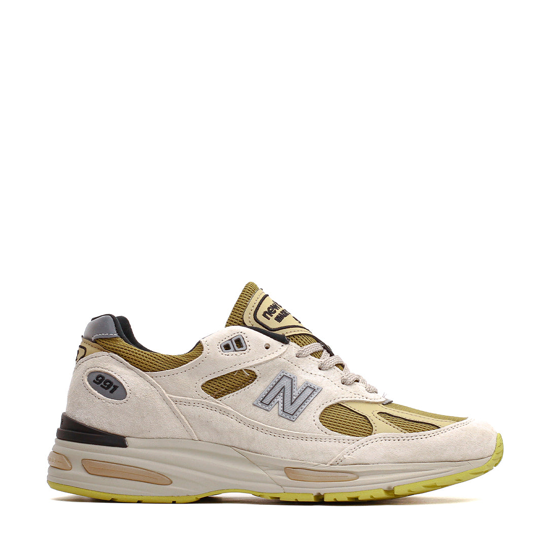New Balance Unisex Made in UK 991v2 Neo Synthesis Silver Birch U991PW2