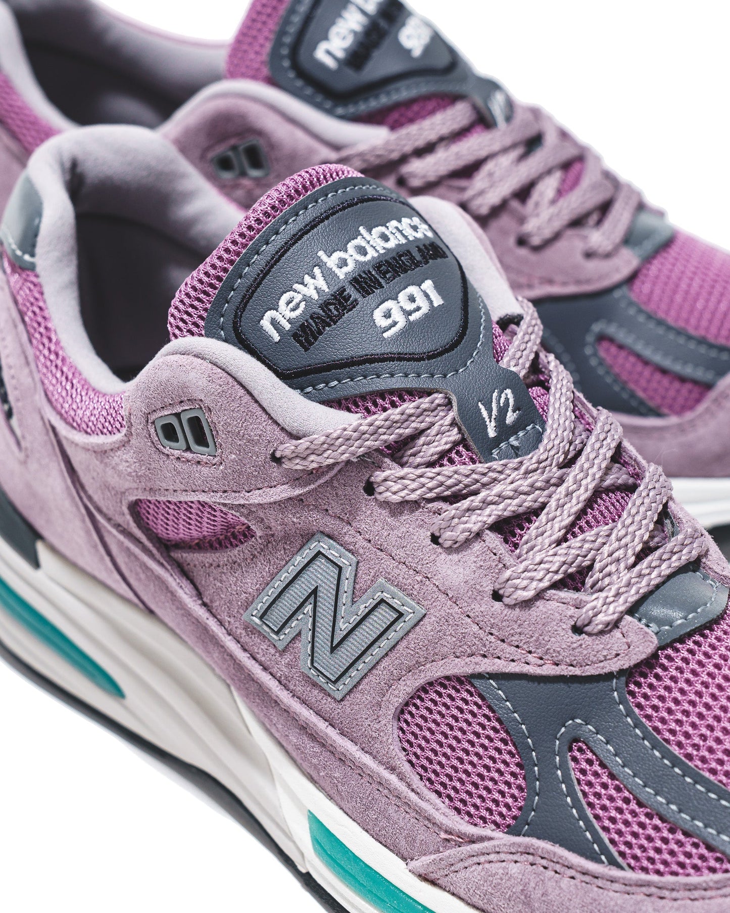 New Balance Unisex Made in UK 991v2 Polignac Toadstool U991RR2
