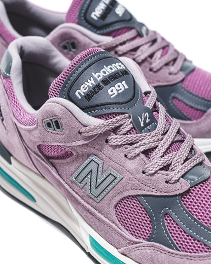 New Balance Unisex Made in UK 991v2 Polignac Toadstool U991RR2