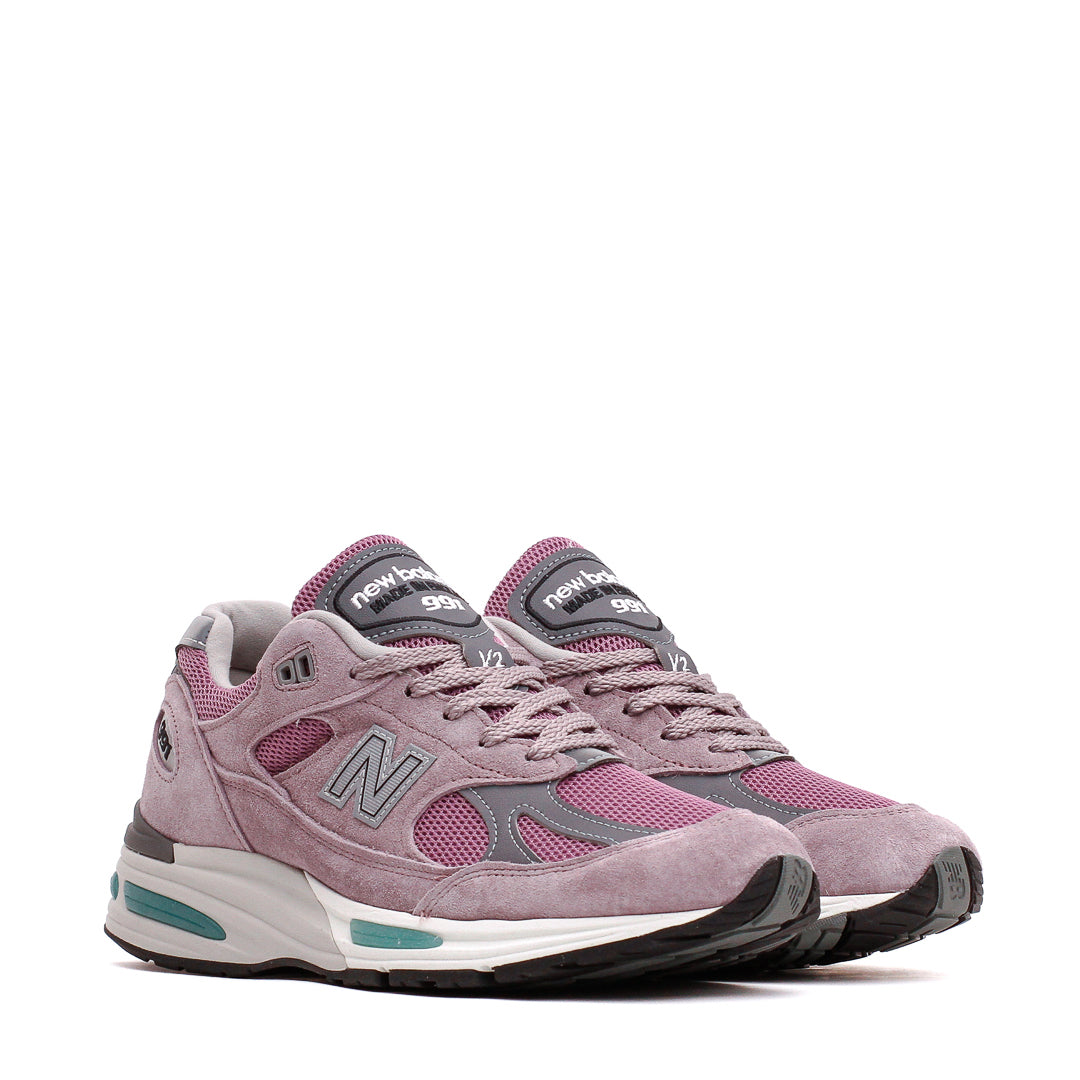 New Balance Unisex Made in UK 991v2 Polignac Toadstool U991RR2