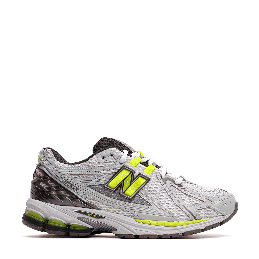 New Balance Unisex U1906RV1 Light Silver Metallic Alkaline Green U190652H