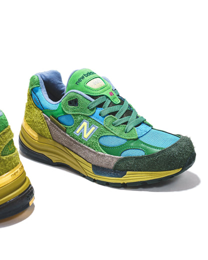 New Balance x Salehe Bembury Men New Balance 992 Green Sky Blue U992SB