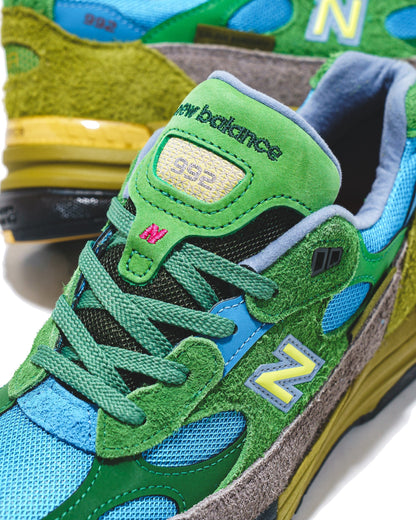 New Balance x Salehe Bembury Men New Balance 992 Green Sky Blue U992SB