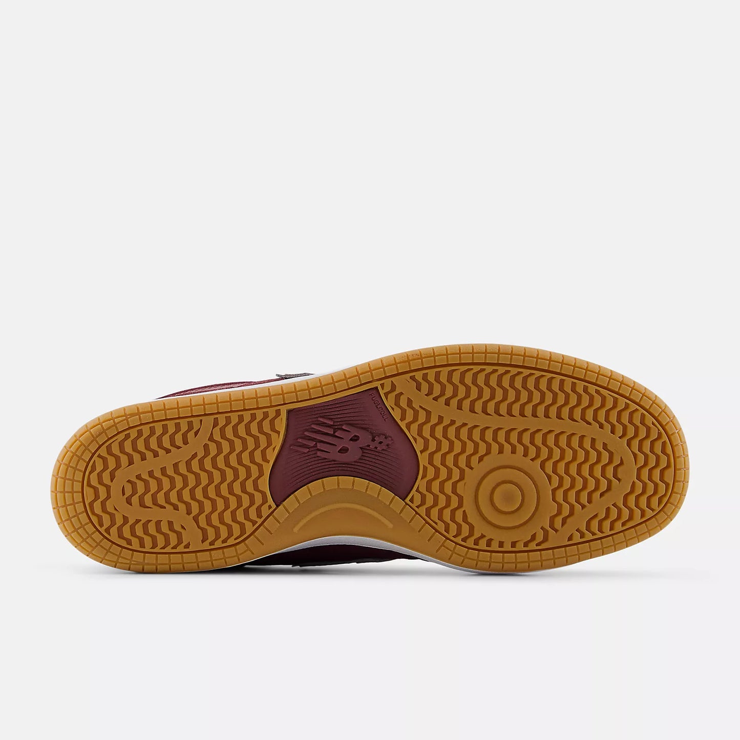 New Balance Numeric 480 WIDE Burgundy White Gum Shoes