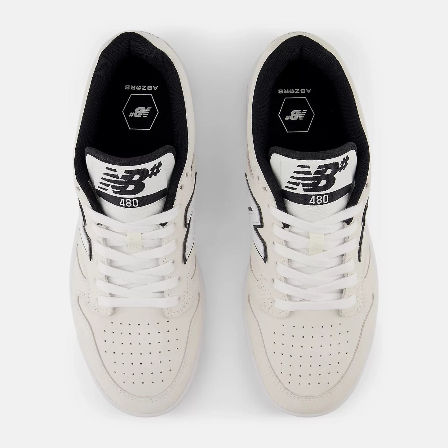 New Balance Numeric 480 Cream/White/Gum Shoes (NM480SWG)