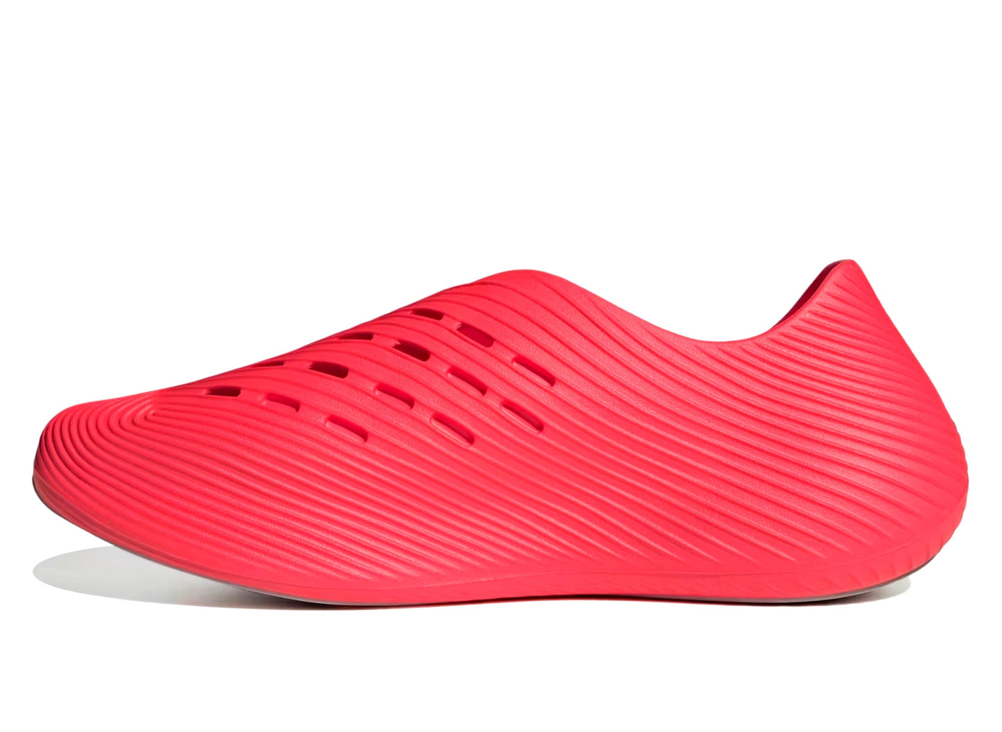 Adidas Purechill Slides in Lucid Red / Matte Silver