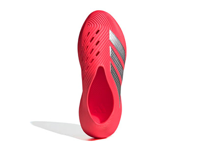 Adidas Purechill Slides in Lucid Red / Matte Silver