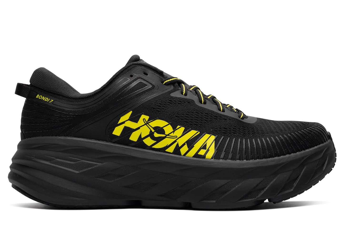 Hoka Bondi 7 'Black / Hoka Citrus'