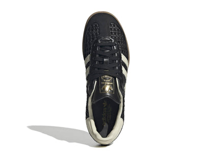 Women's Adidas Samba OG 'Basketweave' in Core Black / Cream White