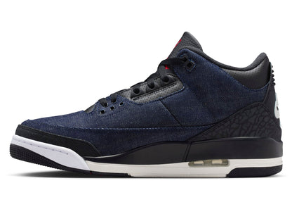 Air Jordan 3 x Levi's "Indigo and Gym Red"