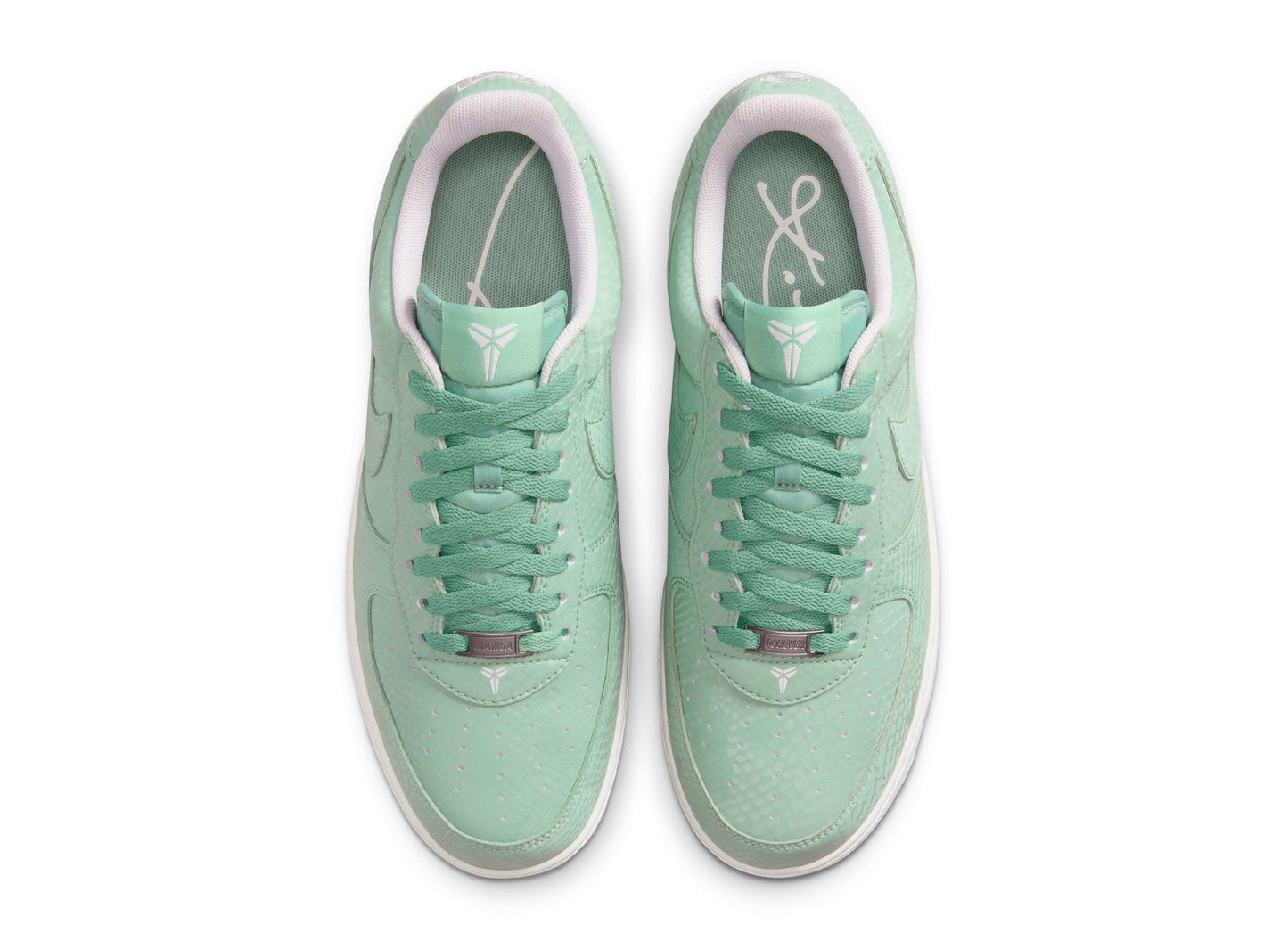Nike Kobe Air Force 1 Low in Steam / Summit White