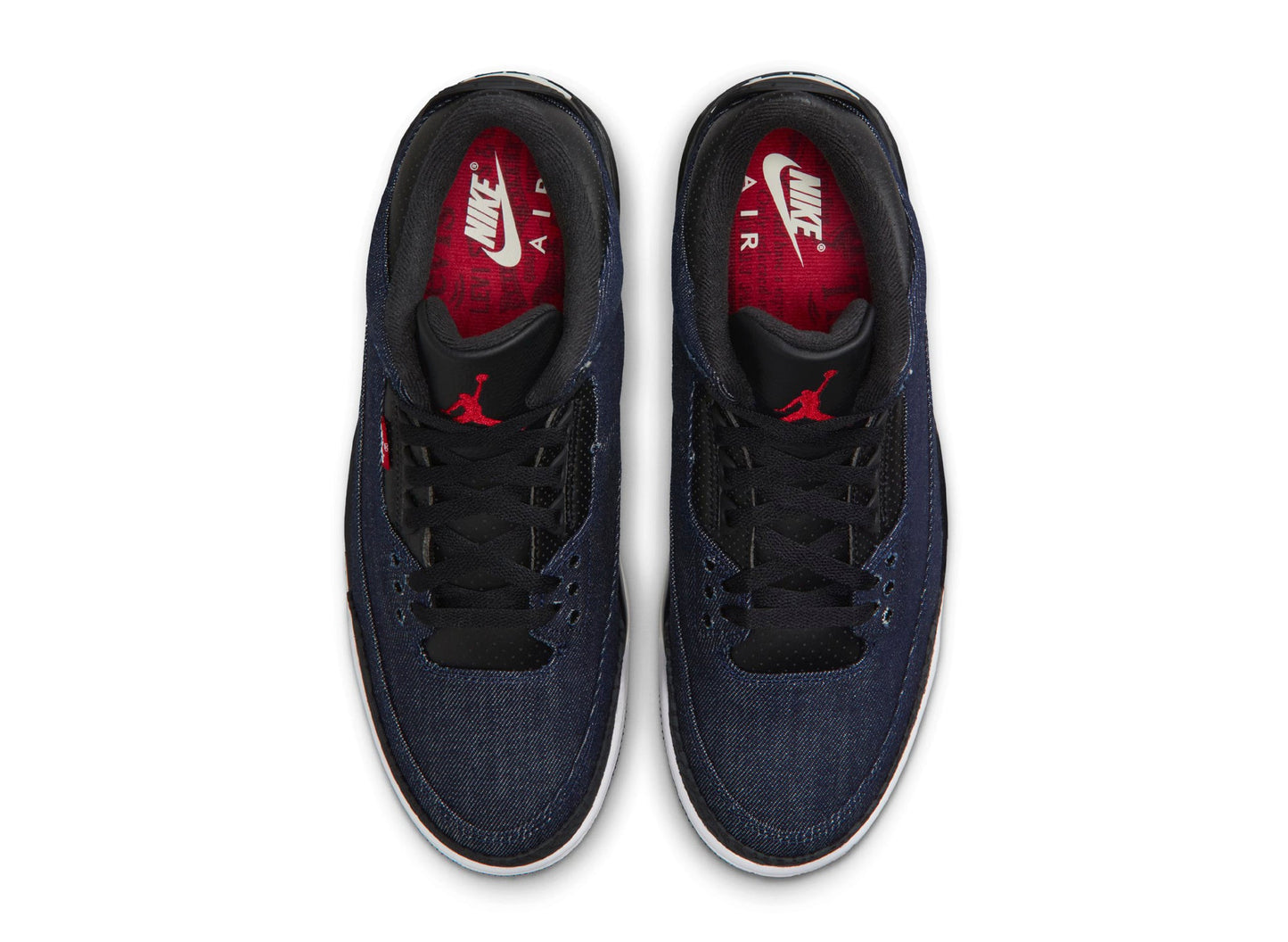 Air Jordan 3 x Levi's "Indigo and Gym Red"