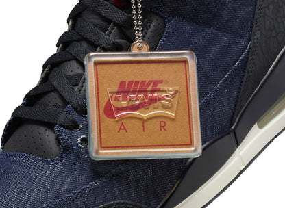 Air Jordan 3 x Levi's "Indigo and Gym Red"