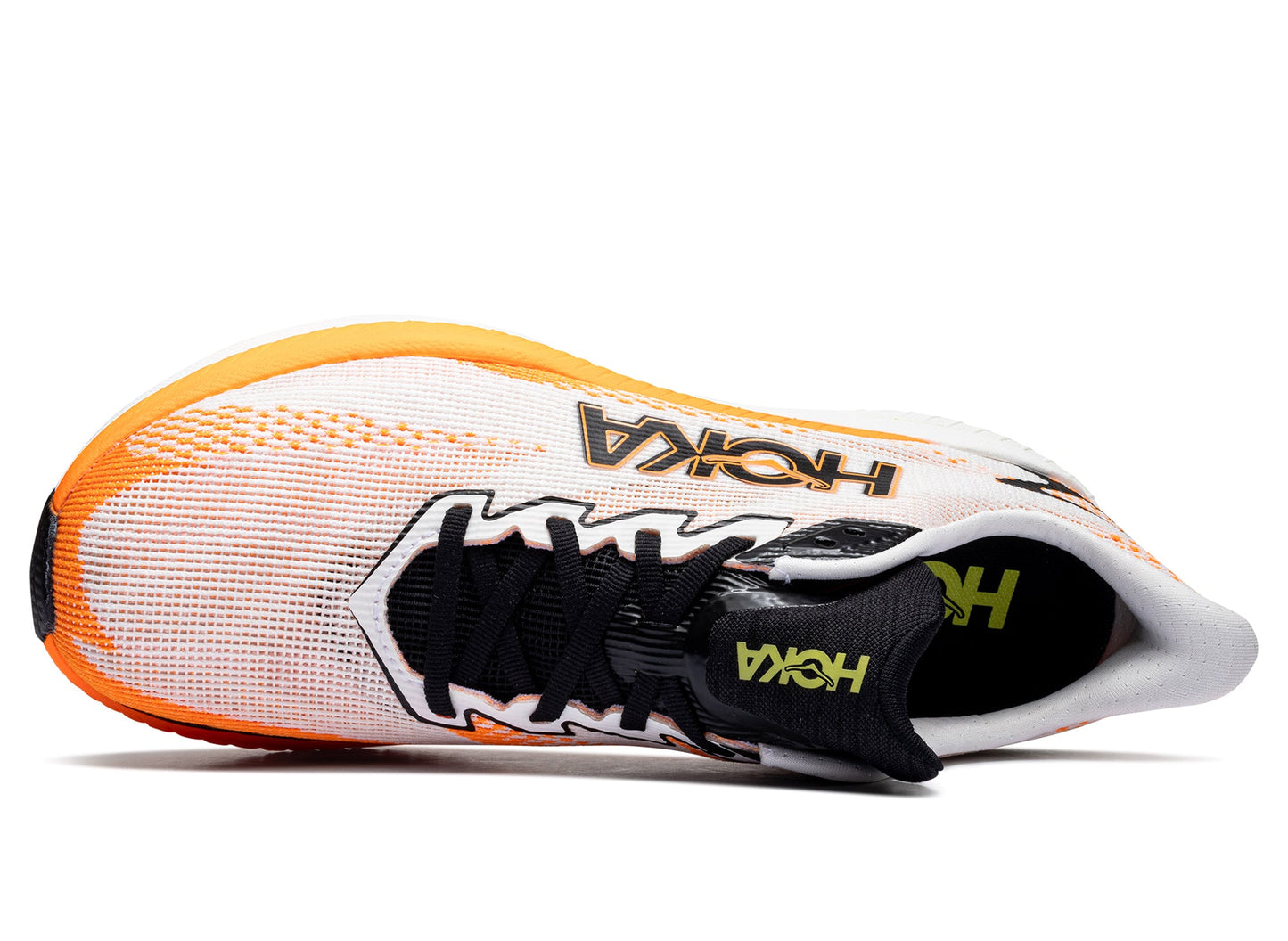 Hoka Mach X 3 'White / Neon Tangerine'