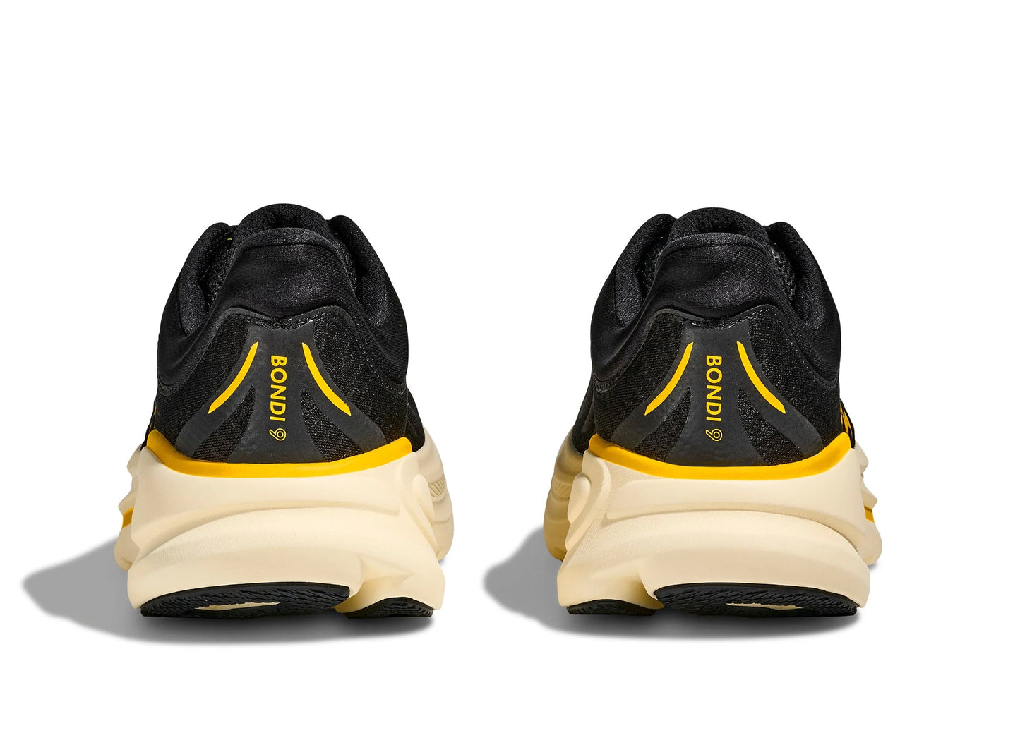 Hoka Bondi 9 'Carbon Black / Yellow Gold'